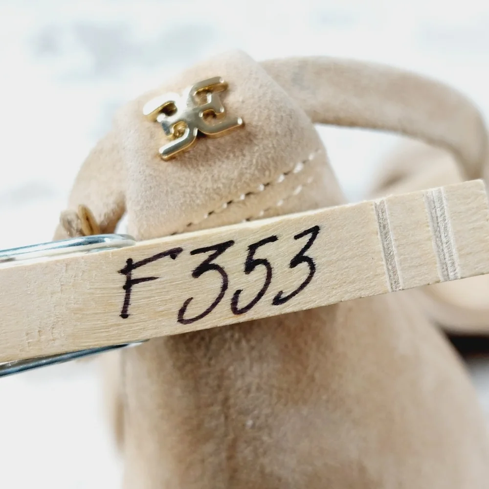 New Sam Edelman Yancy Nude Leather Ankle Strap Sandal  F353 - Picture 13 of 13